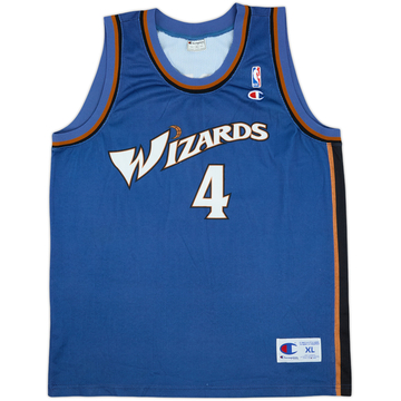 1997-98 Washington Wizards Webber #4 Champion Away Jersey - 9/10 - (XL)