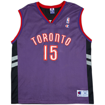 1999-02 Toronto Raptors Carter #15 Champion Away Jersey - 9/10 - (L)