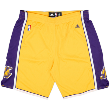 2010-14 LA Lakers adidas Swingman Home Shorts - 9/10 - (XL)