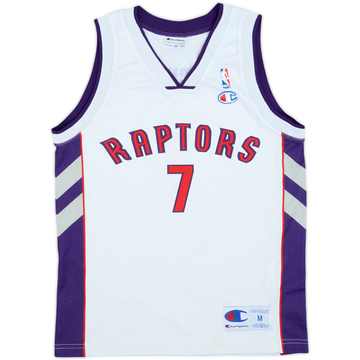 Camiseta de local de los Toronto Raptors 2006 Bargnani #7 Champion - 7/10 - (M. Niños)
