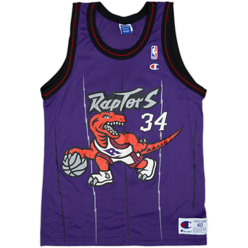 Camiseta Champion de visitante del Toronto Raptors 1998-99 Oakley #34 - 9/10 - (M)