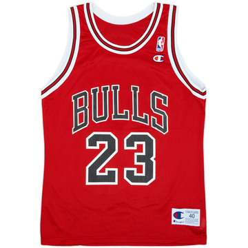 Camiseta Champion de visitante del Chicago Bulls Jordan #23 1995-98 - 8/10 - (M)