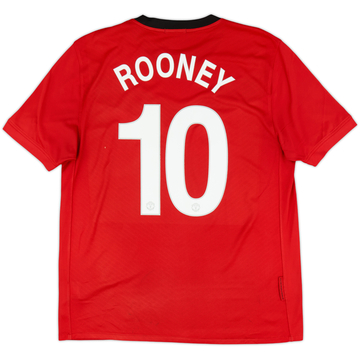 2009-10 Manchester United Home Shirt Rooney #10 - 8/10 - (L)