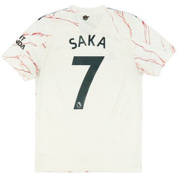 2020-21 Arsenal Away Shirt Saka #7 - 6/10 - (S)