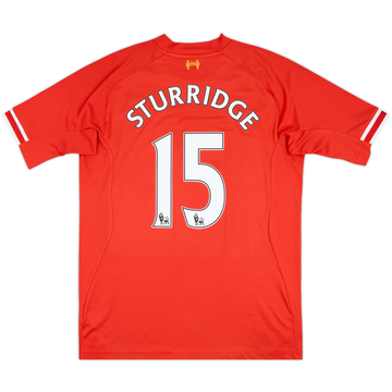 2013-14 Liverpool Home Shirt Sturridge #15 - 5/10 - (L)