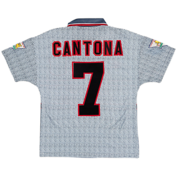 1995-96 Manchester United Away Shirt Cantona #7 - 8/10 - (Y)