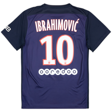 2015-16 Paris Saint-Germain Home Shirt Ibrahimovic #10 - 6/10 - (S)