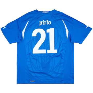 2010-12 Italy Home Shirt Pirlo #21 - 8/10 - (XL)