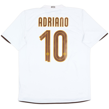 2008-09 Inter Milan Away Shirt Adriano #10 - 8/10 - (L)