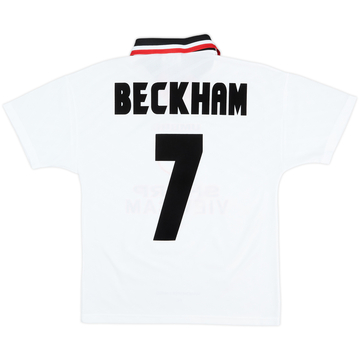1997-99 Manchester United Away Shirt Beckham #7 - 9/10 - (Y)
