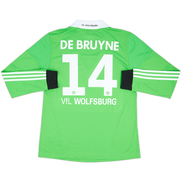 2013-14 Wolfsburg Away L/S Shirt De Bruyne #14 (L)