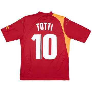 2005-06 Roma Home Shirt Totti #10 - 8/10 - (M)