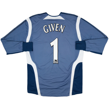 2005-06 Newcastle GK Shirt Given #1 - 8/10 - (L)