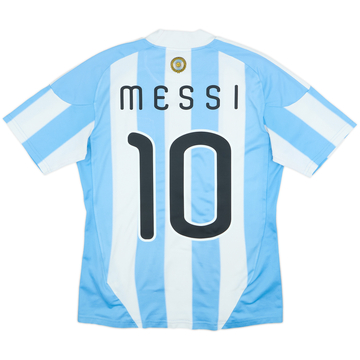 2010-11 Argentina Home Shirt Messi #10 - 6/10 - (S)