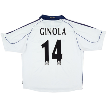 1999-01 Tottenham Home Shirt Ginola #14 - 8/10 - (XL)