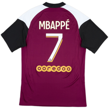 2020-21 Paris Saint-Germain Third Shirt Mbappe #7 - 7/10 - (S)