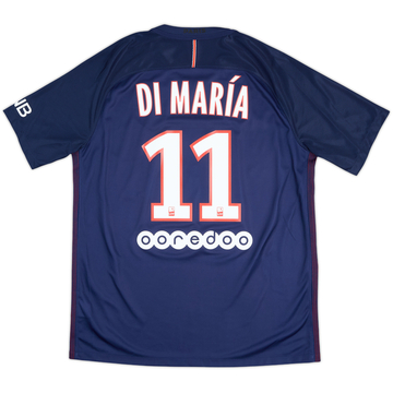 2016-17 Paris Saint-Germain Home Shirt DiMaria #11 - 10/10 - (L)