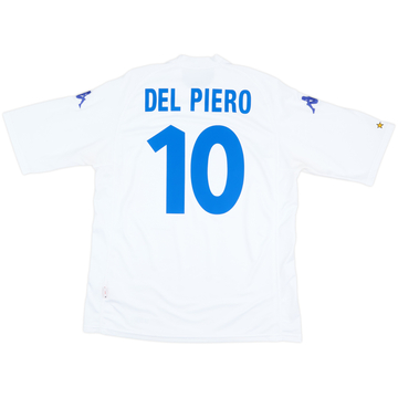 2000-01 Italy Away Shirt Del Piero #10 - 8/10 - (XL)