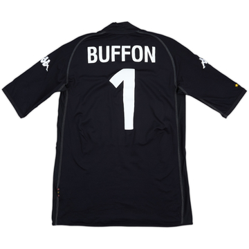 2002 Italy GK S/S Shirt Buffon #1 - 10/10 - (L)