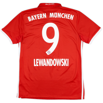 2016-17 Bayern Munich Home Shirt Lewandowski #9 - 10/10 - (S)