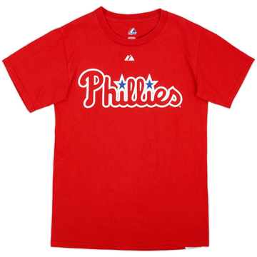 Camiseta Majestic de Werth #28 de los Philadelphia Phillies 2010 - 7/10 - (S)