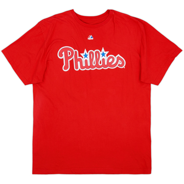 2013 Philadelphia Phillies Young #10 Majestic Tee - 8/10 - (XL)