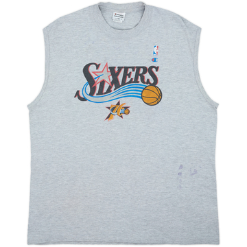 2000-06 Philadelphia 76ers Iverson #3 Champion Camiseta sin mangas - 3/10 - (XL)