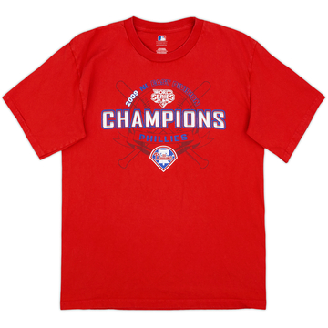 Camiseta MLB de los Philadelphia Phillies Campeones de la NL East 2009 - 8/10 - (M)