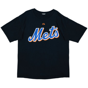 Playera Majestic de Santana #57 de los New York Mets 2008 - 7/10 - (L)