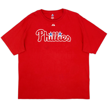 2010 Philadelphia Phillies Oswalt #44 Majestic Tee - 6/10 - (XL)