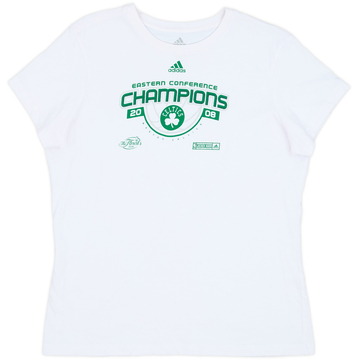 2008 Boston Celtics Eastern Conference Champions adidas Tee Womens - 9/10 - (M)