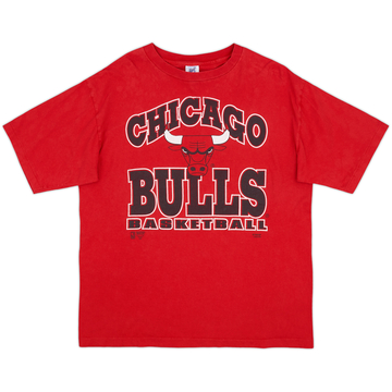1990-96 Chicago Bulls Logo 7 Graphic Tee - 6/10 - (XL)
