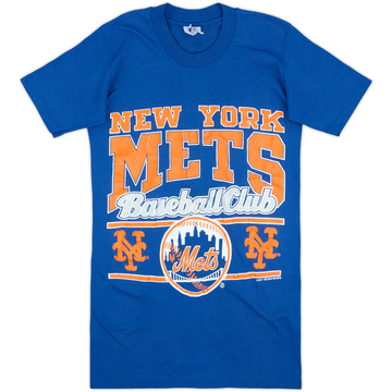 1990 New York Mets Logo 7 Graphic Tee - 7/10 - (S)