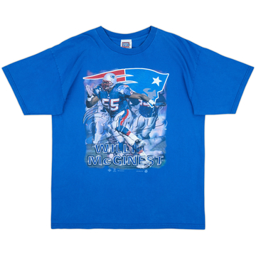 1996 New England Patriots Willie McGinest Graphic Tee - 7/10 - (XL)