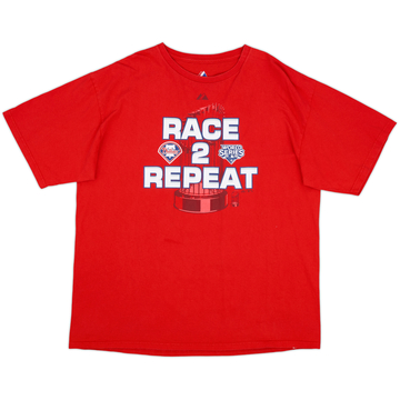 2009 Philadelphia Phillies Majestic Tee - 8/10 - (XL)