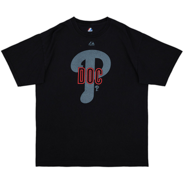 2010 Philadelphia Philles Roy Halladay #34 Majestic Playera Gráfica - 9/10 - (L)