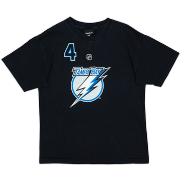2008-11 Tampa Bay Lightning Lecavalier #4 Reebok Tee - 7/10 - (S)