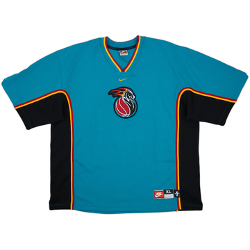 1997-99 Detroit Pistons Nike Authentic Shooting Shirt - 9/10 - (XL)