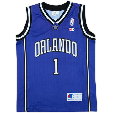 2003-04 Orlando Magic McGrady #1 Champion Away Jersey - 9/10 - (L.Boys)