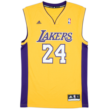 2010-14 LA Lakers Bryant #24 adidas Home Jersey - 9/10 - (S)