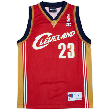 2003-10 Cleveland Cavaliers James #23 Champion Away Jersey - 9/10 - (S.Boys)