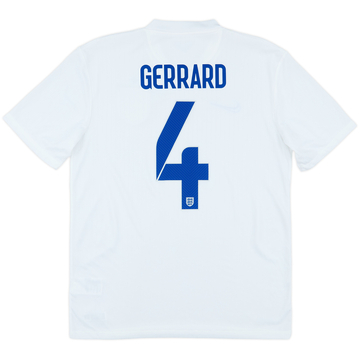 2014-15 England Home Shirt Gerrard #4 - 6/10 - (M)