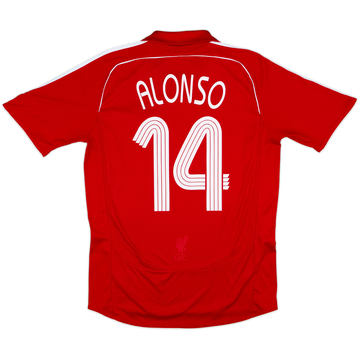 2006-08 Liverpool Home Shirt Alonso #14 - 5/10 - (M)
