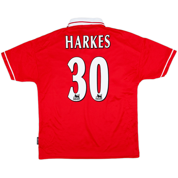 1998-00 Nottingham Forest Home Shirt Harkes #30 - 8/10 - (L)