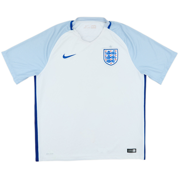 2016-17 England Home Shirt - 5/10 - (XL)