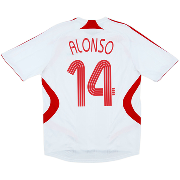 2007-08 Liverpool Away Shirt Alonso #14 - 5/10 - (M)
