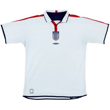 2003-05 England Home Shirt - 5/10 - (XL)