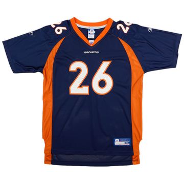 2002-03 Denver Broncos Portis #26 Reebok On Field Home Jersey (Very Good) XL.Kids