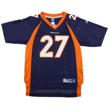 2009-11 Denver Broncos Moreno #27 Reebok On Field Home Jersey (Excellent) L.Kids