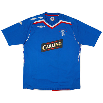 2007-08 Rangers Home Shirt - 5/10 - (XL)